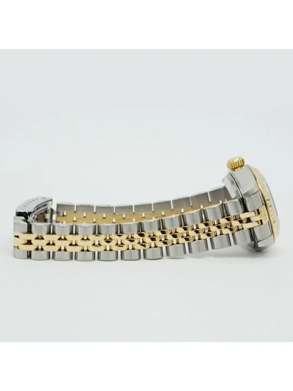 Rolex Datejust Champagne Dial No YG SS Watch Automatic Winding OH Polished
